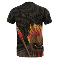 Polynesian Kakau Gold Kanaka Warrior Hoodie Legend - Polynesian Pride