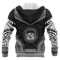 Hawaii Polynesian Chief Custom Hoodie Black Version Unisex Black - Polynesian Pride
