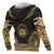 Hawaii Polynesian Chief Custom Hoodie Gold Version - Polynesian Pride