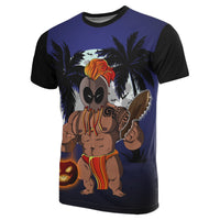 Halloween Trick Or Treat Kanaka Warrior T Shirt - Polynesian Pride