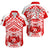 (Custom Text And Number) Tonga Rugby Sevens Hawaiian Shirt Coat of Arms Tribal Polynesian Pattern LT9 Red - Polynesian Pride