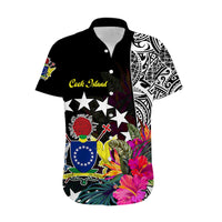 Cook Island Matching Dress and Hawaiian Shirt Polynesian Tropical Flowers LT9 - Polynesian Pride