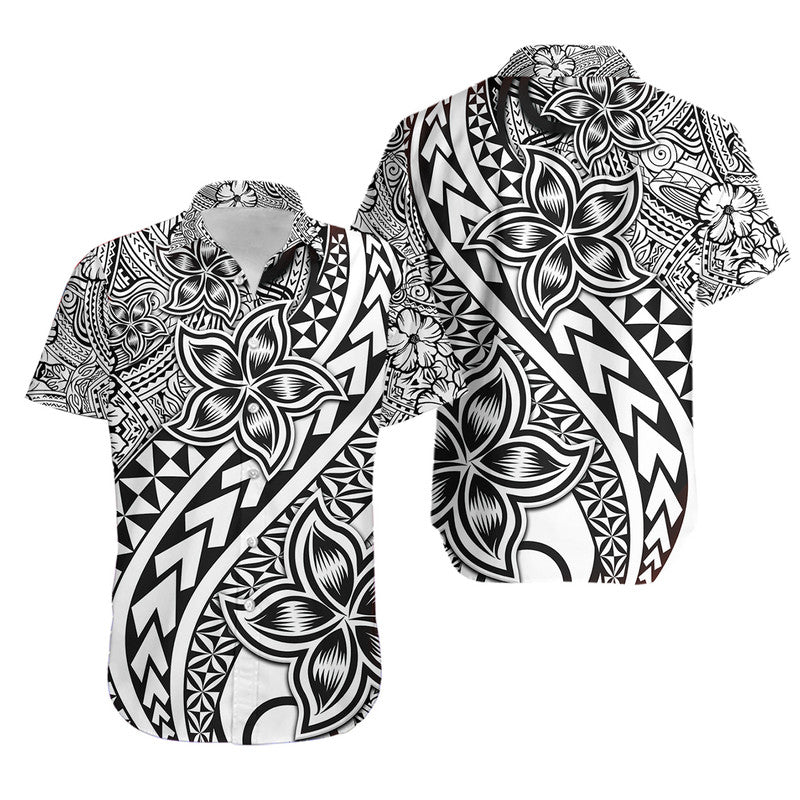 Traditional Polynesian Tribal Tattoo Retro Hawaiian Shirt Black LT9 Black - Polynesian Pride