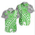 Hawaiian Traditional Polynesian Tribal Tattoo Retro Matching Dress and Hawaiian Shirt Green LT9 - Polynesian Pride