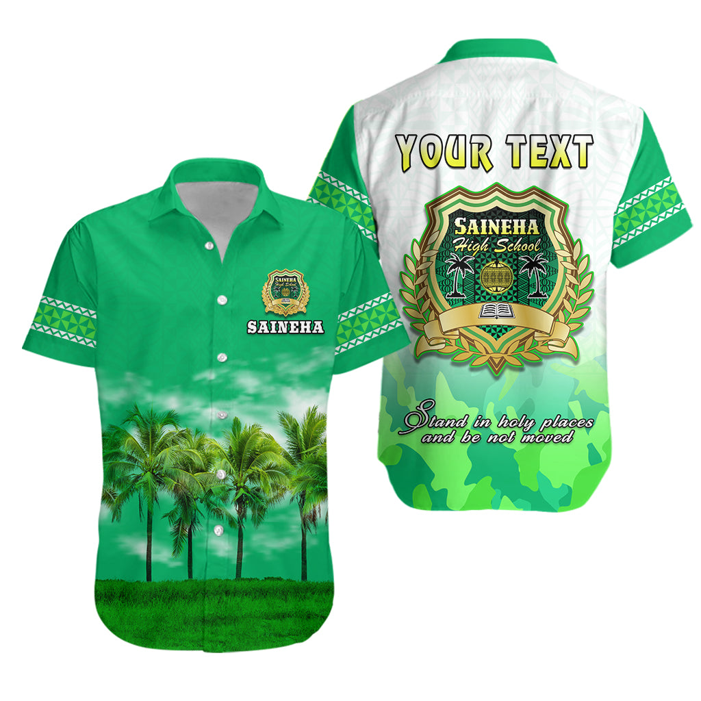 (Custom Personalised) Saineha High School Hawaiian Shirt Original LT13 Unisex Green - Polynesian Pride