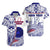 (Custom Personalised) American Samoa Rugby Hawaiian Shirt Special - Custom Text and Number Unisex Blue - Polynesian Pride