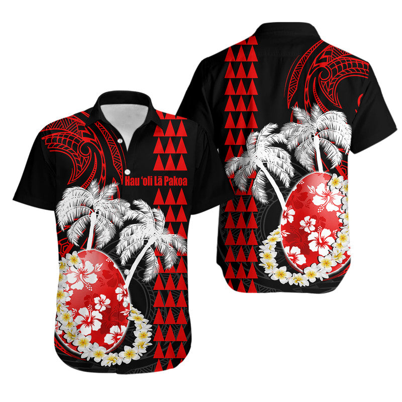 Happy Easter Hawaiian Shirt Mix Kakau No.3 LT6 Black - Polynesian Pride