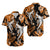 Hawaii Summer Colorful Shark Hawaiian Shirt Orange LT6 Unisex Orange - Polynesian Pride