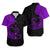 Custom Outfit For Couple Polynesian Valentine Matching Dress and Hawaiian Shirt Heart Tattoo Purple Style LT6 - Polynesian Pride