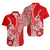 Hawaiian Shark Polynesian Hawaiian Shirt Vibe Red Style LT6 Red - Polynesian Pride