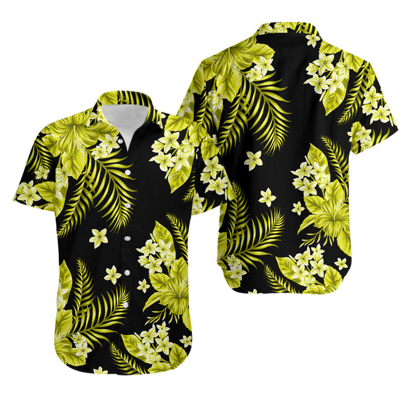 Hawaii Summer Colorful Hawaiian Shirt Yellow LT6 Unisex Yellow - Polynesian Pride