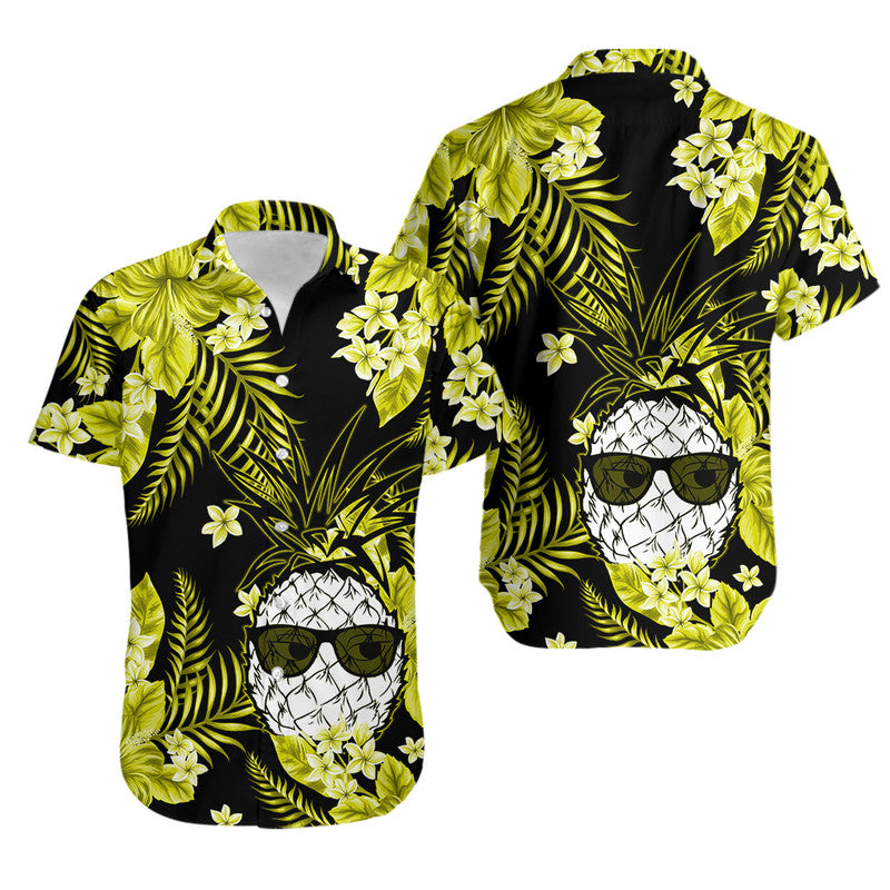 Hawaii Summer Colorful Pineapple Hawaiian Shirt Yellow LT6 Unisex Yellow - Polynesian Pride