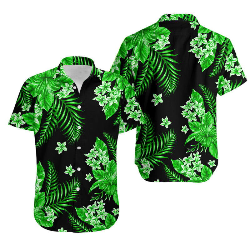 Hawaii Summer Colorful Hawaiian Shirt Green LT6 Unisex Green - Polynesian Pride