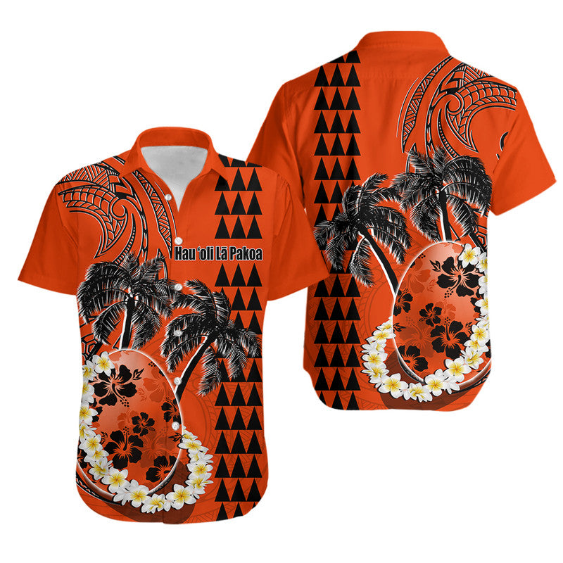 Happy Easter Hawaiian Shirt Mix Kakau No.8 LT6 Orange - Polynesian Pride