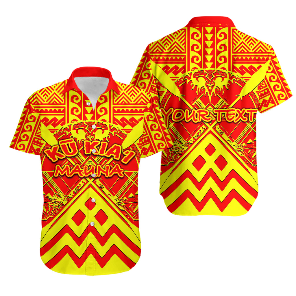 (Custom Personalised)Hawaii Mauna Kea Hawaiian Shirt LT6 Unisex Red - Polynesian Pride