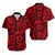 Aloha Hawaii Flowers Summer Hawaiian Shirt LT6 Unisex Red - Polynesian Pride