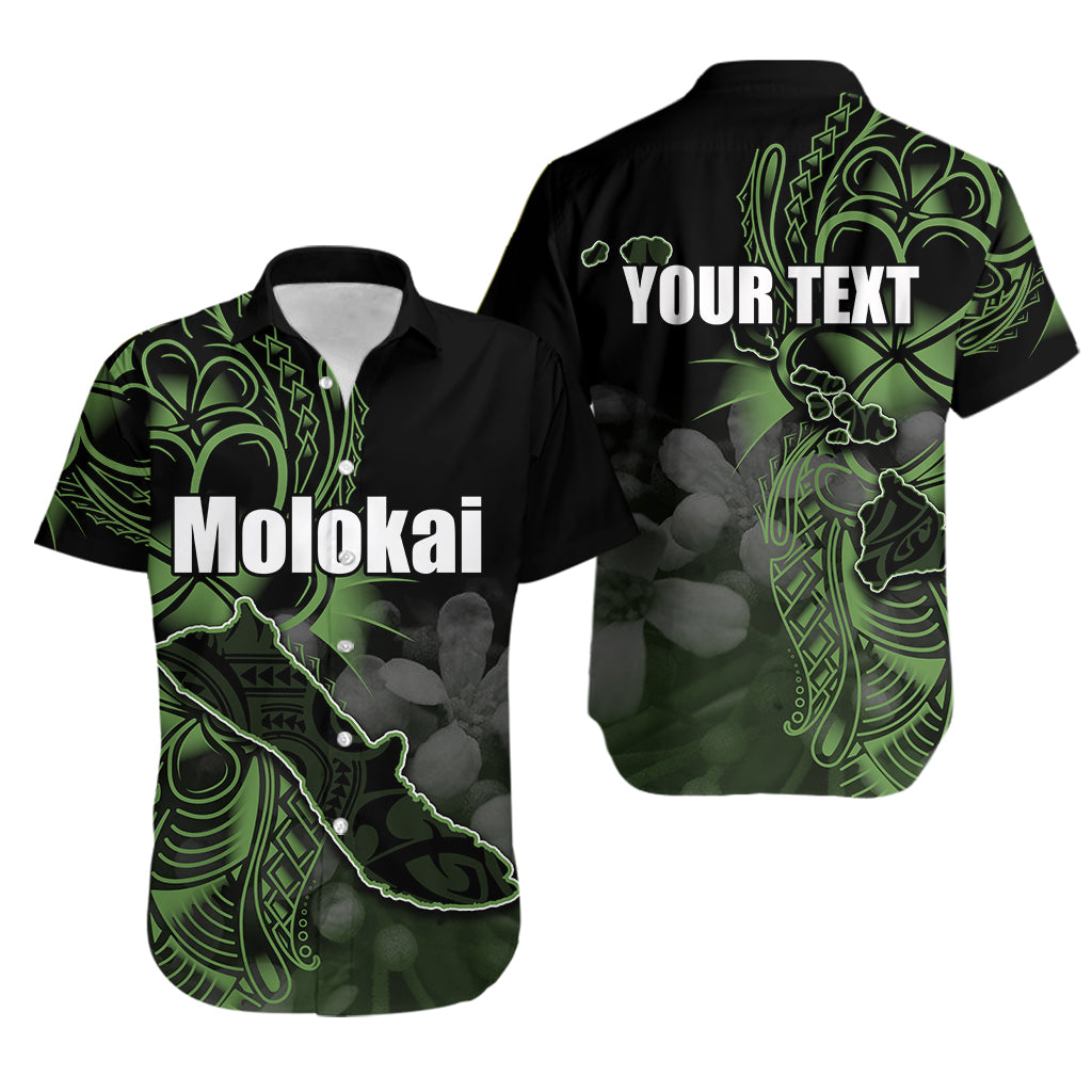 (Custom Personalised) Hawaiian Islands Hawaiian Shirt Molokai LT6 Unisex Green - Polynesian Pride