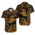 Hawaii Hammer Shark Polynesian Matching Dress and Hawaiian Shirt Matching Couples Outfit Unique Style Gold LT8 - Polynesian Pride