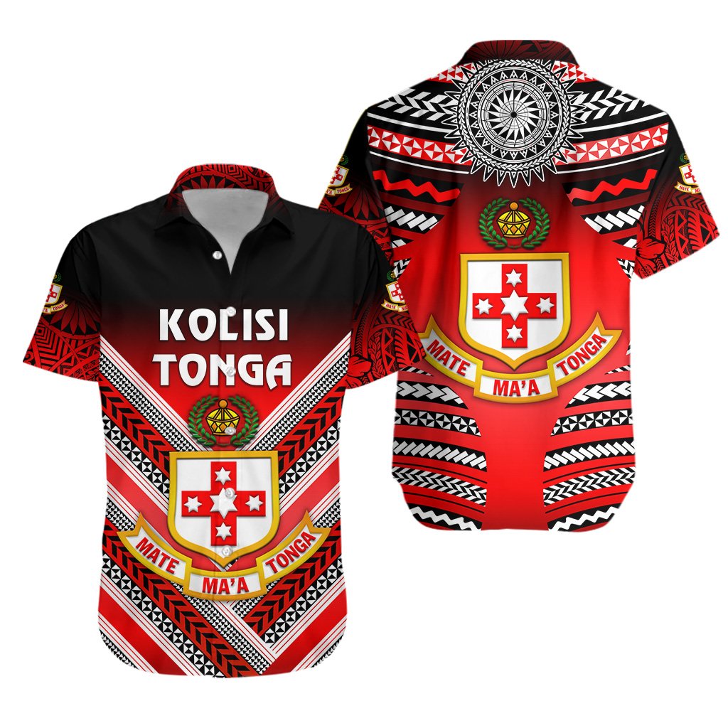 Kolisi Tonga Hawaiian Shirt Mate Ma'a Tonga Creative Style Unisex Red - Polynesian Pride