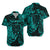 (Custom Personalised) Scorpio Zodiac Polynesian Hawaiian Shirt Unique Style - Turquoise LT8 - Polynesian Pride