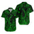 Hawaii Fish Hook Polynesian Hawaiian Shirt Unique Style - Green LT8 - Polynesian Pride