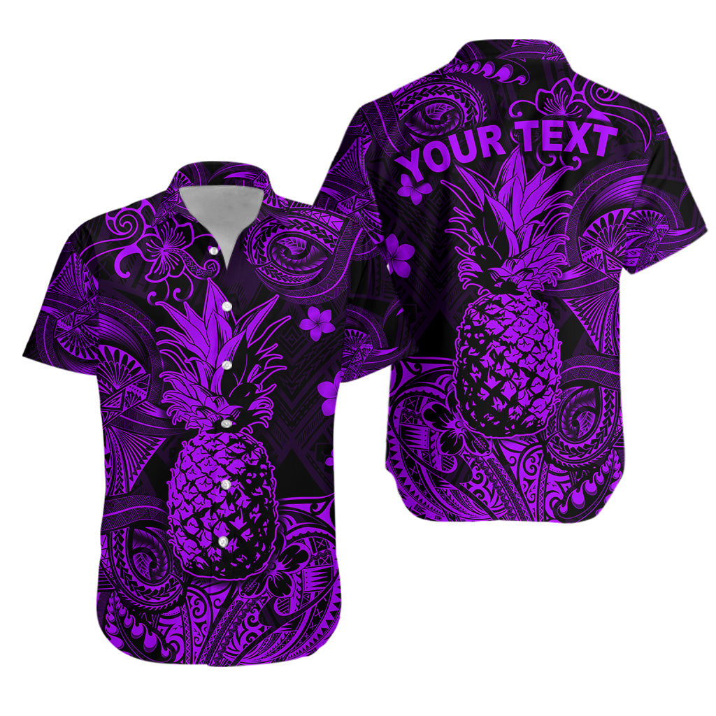 (Custom Personalised) Hawaii Pineapple Polynesian Hawaiian Shirt Unique Style - Purple LT8 - Polynesian Pride