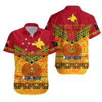 (Custom Personalised) Papua New Guinea Kumuls Hawaiian Shirt Simple Style - Red Vibes LT8 - Polynesian Pride