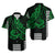 Kakau Hawaiian Polynesian Matching Dress and Hawaiian Shirt Green LT6 - Polynesian Pride