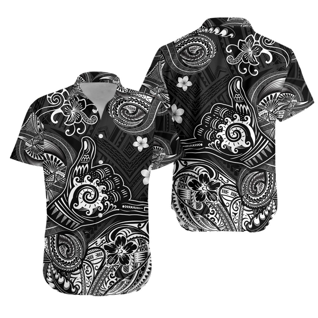 Hawaii Shaka Polynesian Hawaiian Shirt Unique Style - Black LT8 - Polynesian Pride