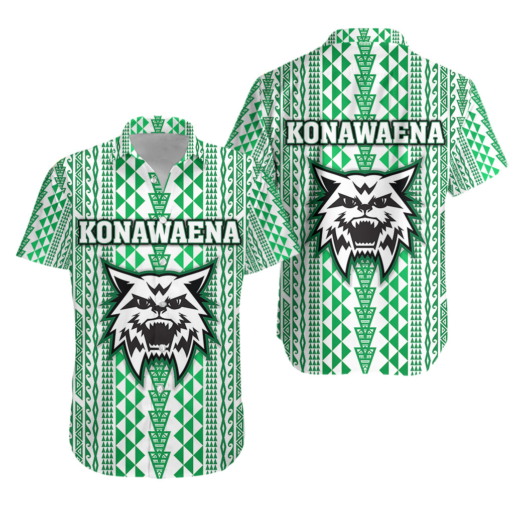 Hawaii Konawaena Wildcats School Hawaiian Shirt Simple Style LT8 - Polynesian Pride