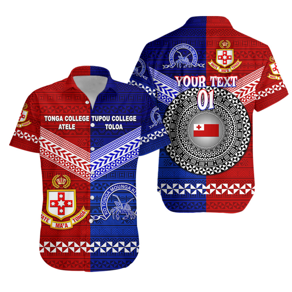 (Custom Personalised) Kolisi Tonga College Atele And Tupou College Toloa Hawaiian Shirt Together - Original LT8 - Polynesian Pride