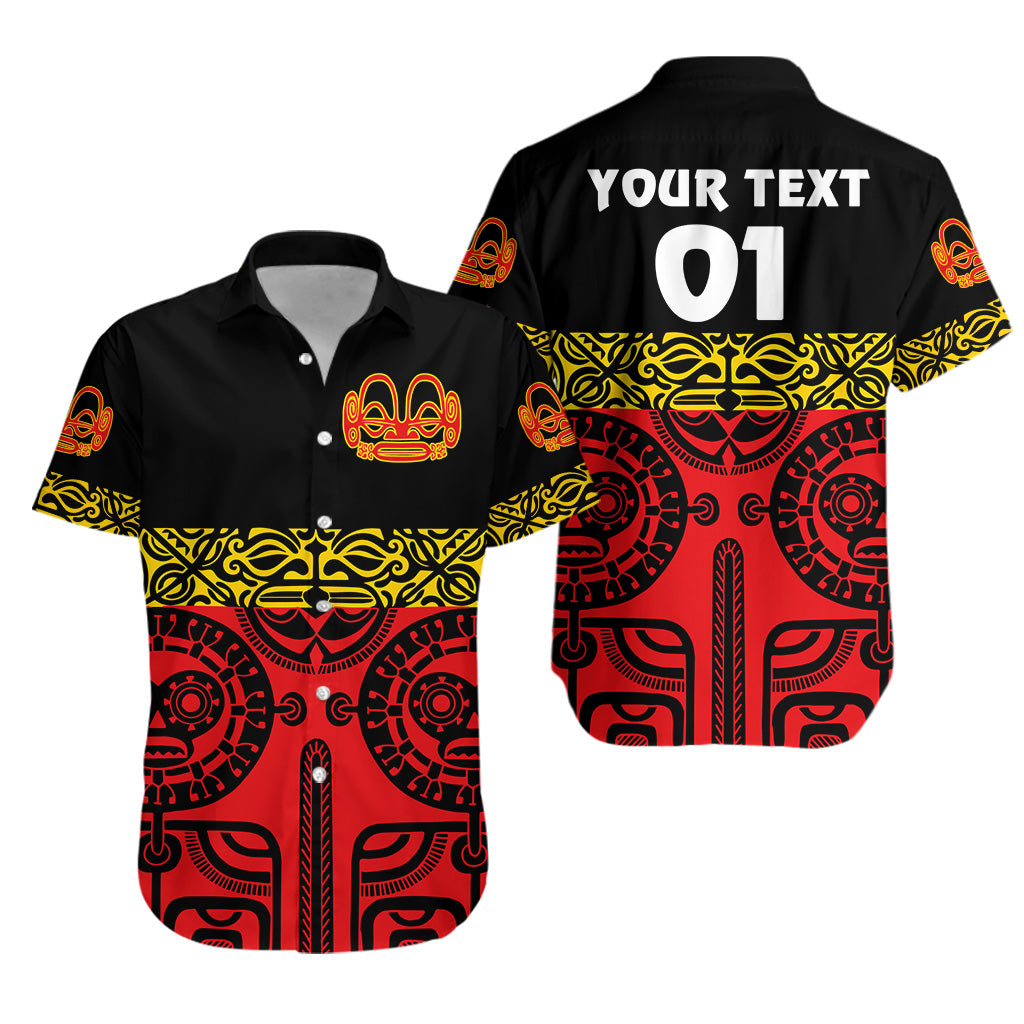 (Custom Personalised) Marquesas Islands Hawaiian Shirt Marquesan Tattoo Special Style - Red LT8 - Polynesian Pride