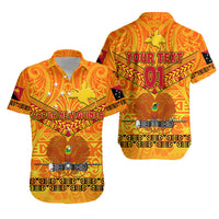 (Custom Personalised) Papua New Guinea Kumuls Hawaiian Shirt Simple Style - Yellow Vibes LT8 - Polynesian Pride
