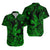 Hawaii Angry Shark Polynesian Hawaiian Shirt Unique Style - Green LT8 - Polynesian Pride