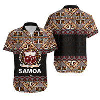 Samoa Matching Dress and Hawaiian Shirt Siapo Patterns LT6 - Polynesian Pride