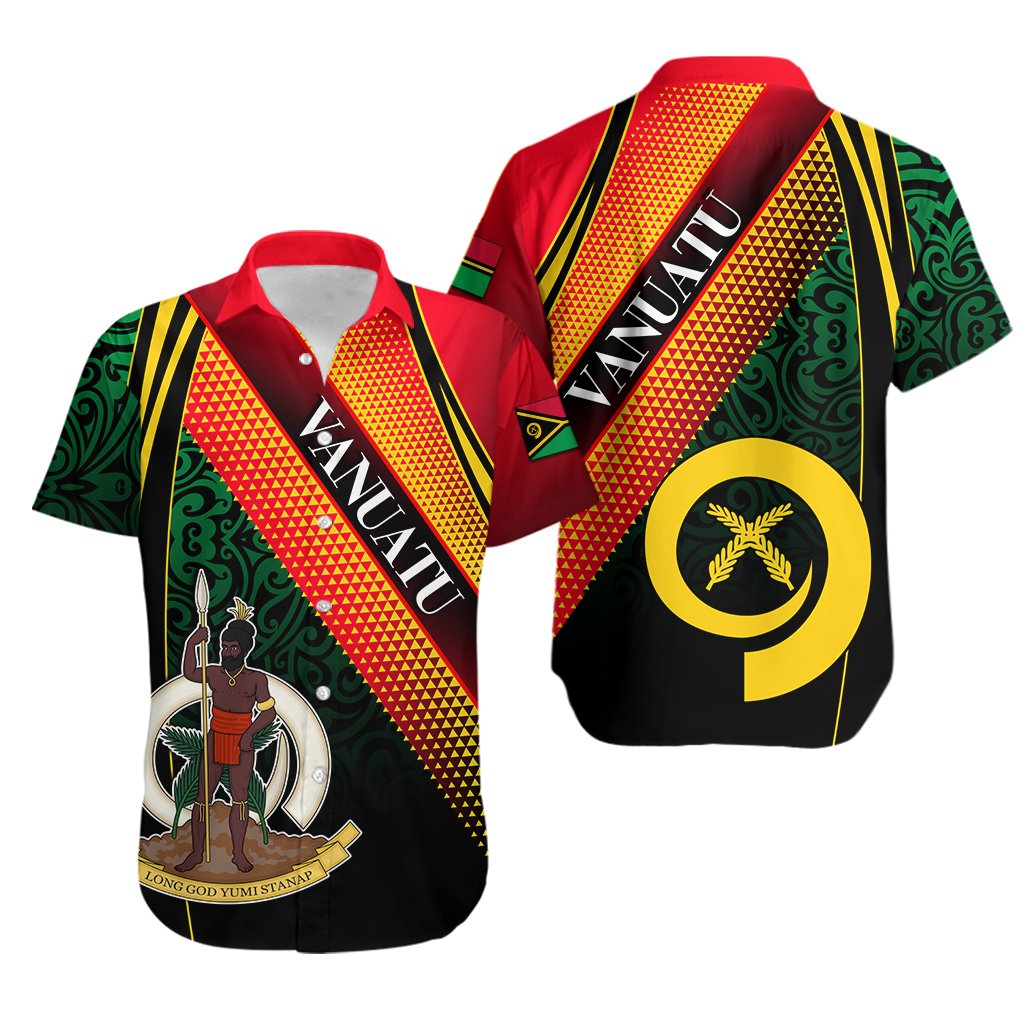 Vanuatu Hawaiian Shirt Special Style Unisex Green - Polynesian Pride