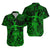 Hawaii Hula Girl Polynesian Matching Dress and Hawaiian Shirt Matching Couples Outfit Unique Style Green LT8 - Polynesian Pride