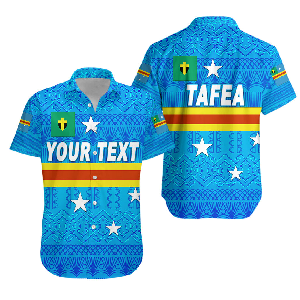 (Custom Personalised) Tafea Province Hawaiian Shirt Vanuatu Pattern Traditional Style LT8 Unisex Blue - Polynesian Pride