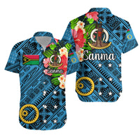 Vanuatu Sanma Hawaiian Shirt Independence Be Proud LT8 Unisex Blue - Polynesian Pride