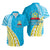 (Custom Personalised) Lavengamalie College Hawaiian Shirt Half Polynesian Style LT6 Blue - Polynesian Pride