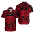 Hawaii Turtle Polynesian Matching Dress and Hawaiian Shirt Matching Couples Outfit Plumeria Flower Unique Style Red LT8 - Polynesian Pride