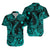 Hawaii Fish Hook Polynesian Hawaiian Shirt Unique Style - Turquoise LT8 - Polynesian Pride