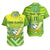 (Custom Personalised Text and Number) Cook Islands Rugby Hawaiian Shirt Creative Style Unisex Green - Polynesian Pride