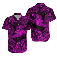 Hawaii Hammer Shark Polynesian Hawaiian Shirt Unique Style - Pink LT8 - Polynesian Pride