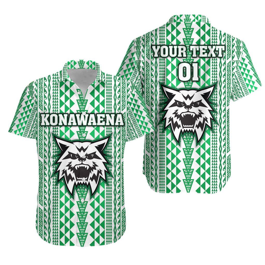 (Custom Personalised) Hawaii Konawaena Wildcats School Hawaiian Shirt Simple Style LT8 - Polynesian Pride