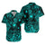 Hawaii Surfing Polynesian Matching Dress and Hawaiian Shirt Matching Couples Outfit Unique Style Turquoise LT8 - Polynesian Pride