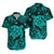 Hawaii Turtle Polynesian Hawaiian Shirt Plumeria Flower Unique Style - Turquoise LT8 - Polynesian Pride