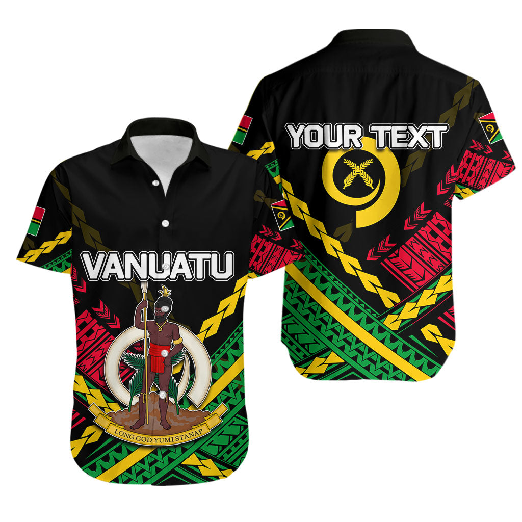 (Custom Personalised)Vanuatu Hawaiian Shirt Polynesian Style No.2 LT6 Unisex Red - Polynesian Pride