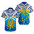 Tuvalu Rugby Hawaiian Shirt Polynesian Flag Unisex Blue - Polynesian Pride