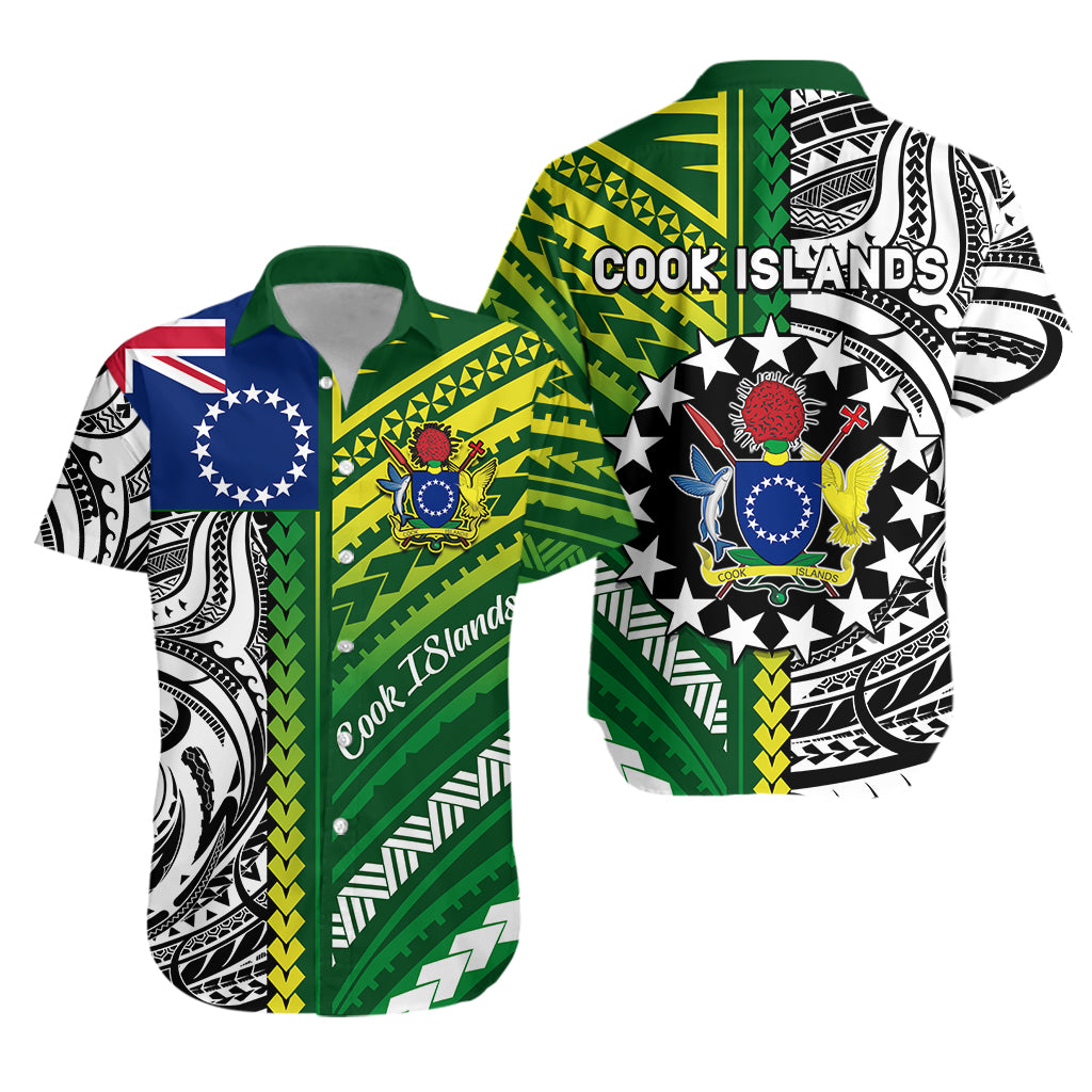Cook Islands Unique Hawaiian Shirt Polynesia Pattern LT13 Unisex Green - Polynesian Pride
